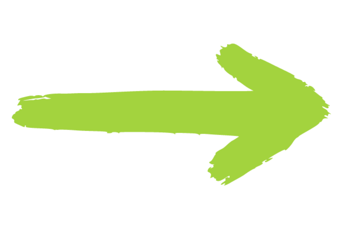 Right arrow graphic green